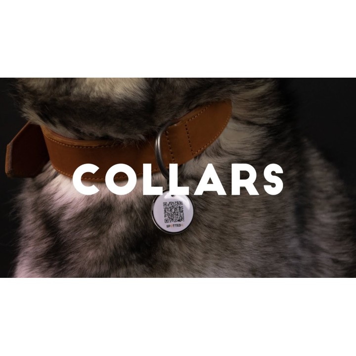 Læderhalsbånd Spotted! Pro Læderhalsbånd Spotted! Pro