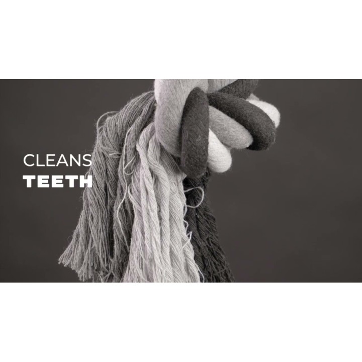 Tandtrådsslynge med 4 knuder - 85 cm Floss Toss